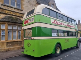 Vintage wedding bus hire in Chipping Norton